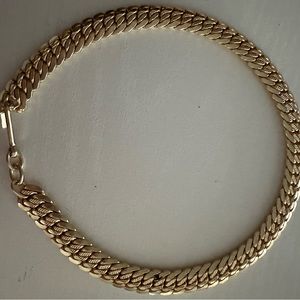 Vintage Gold Choker Chain. Stamped W. Germany.